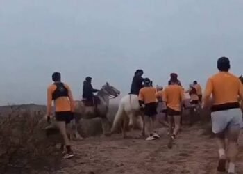 Gauchos atacaron a runners en plena carrera