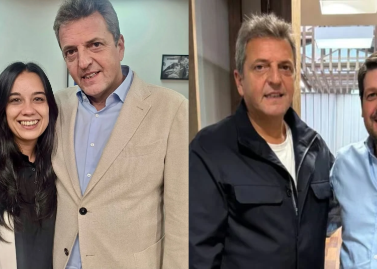 Movimientos en el PJ jujeño: Fotos con Sergio Massa alimentan especulaciones sobre alianzas entre Carolina Moisés y dirigentes locales
